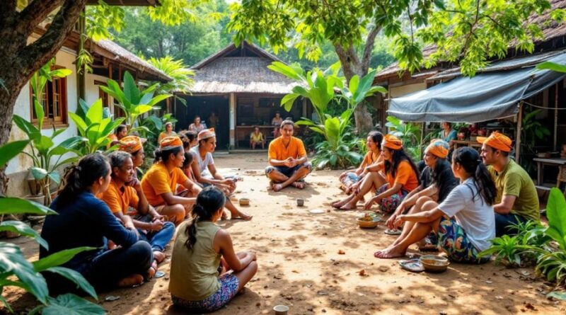 Pertemuan komunitas di Desa Kembang untuk pembangunan berkelanjutan.